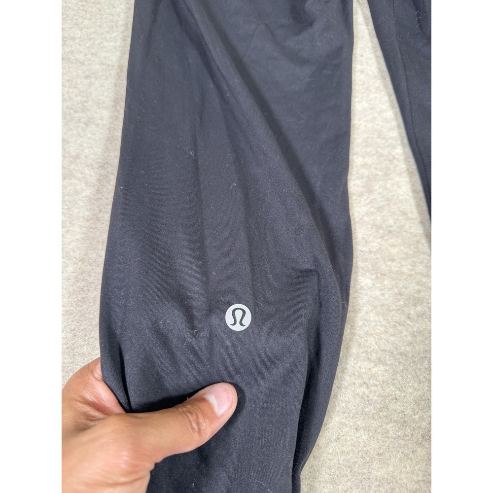 Lululemon Pants Mens 29 Black Woven Jogger Elastic Pockets Athletic Stretch - Picture 5 of 12